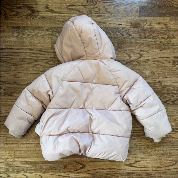 Zara Snap Button Quilted Coat - Picture 5 of 6